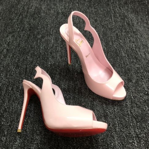 Cl Hot Chick Pumps 120 Mm Patent Leather Pink