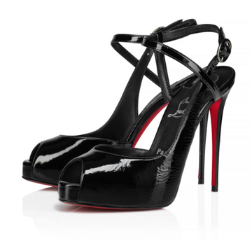 Cl Jenlove Alta Pumps 120MM Patent Vog Leather Black
