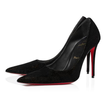 Cl Kate Max 100 Mm Pumps Velvet D'or Black