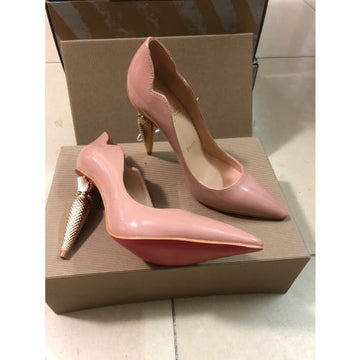 Cl Lipchick Hot Chick Pumps 100MM Patent Leather Leche