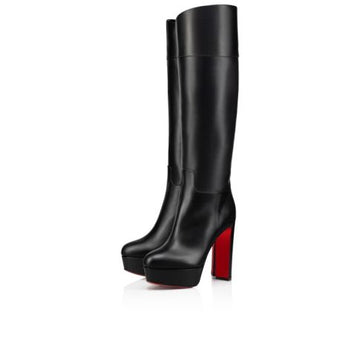 Cl Loo Botta Alta 130 Mm Boots Calf Leather Black