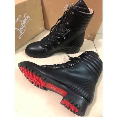 Cl Mad Flat Ankle Boots Leather Black