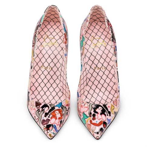 Cl Pumps Hot Chick 100 Mm Poupee-Multi/Lin Poupee Patent