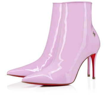 Cl Sporty Kate Booty 85MM Patent Leather Pinkador Pink