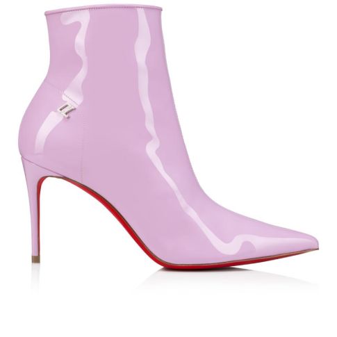 Cl Sporty Kate Booty 85MM Patent Leather Pinkador Pink