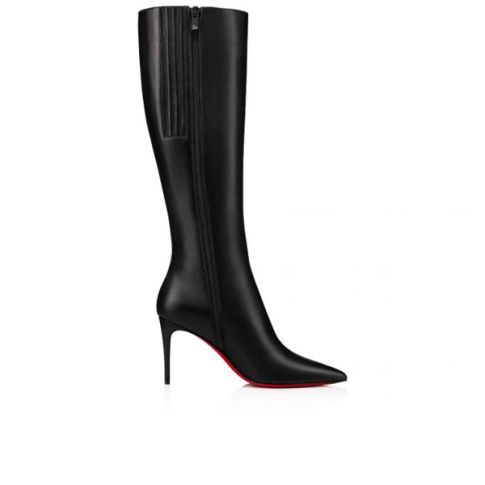 Cl Tall Boot Kate Botta 85 Mm Black Calf