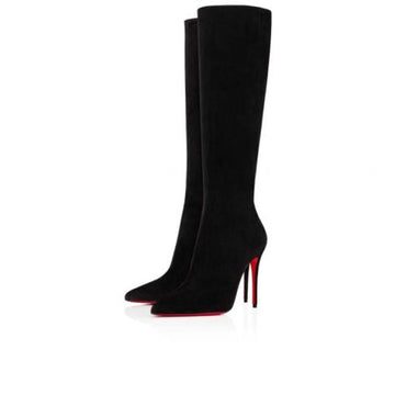Cl Tall Boot Kate Botta 85 Mm Black Veau Velours