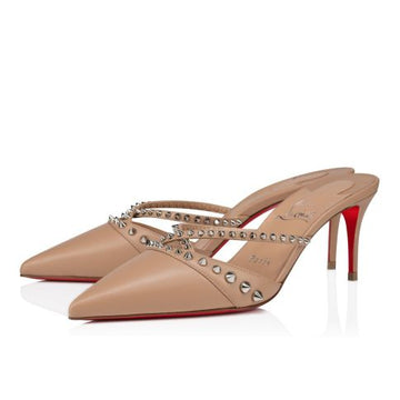 Cl Tatoosh Spikes Mule Pump 70 Mm Kidskin Leather Blush