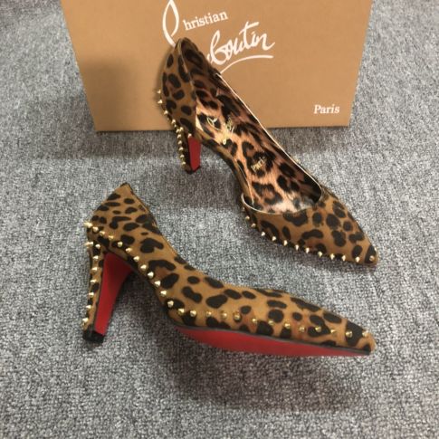 Cl Vidura Pumps 85MM Pony Kitty Suede Spikes