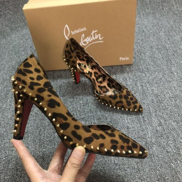 Cl Vidura Pumps 85MM Pony Kitty Suede Spikes