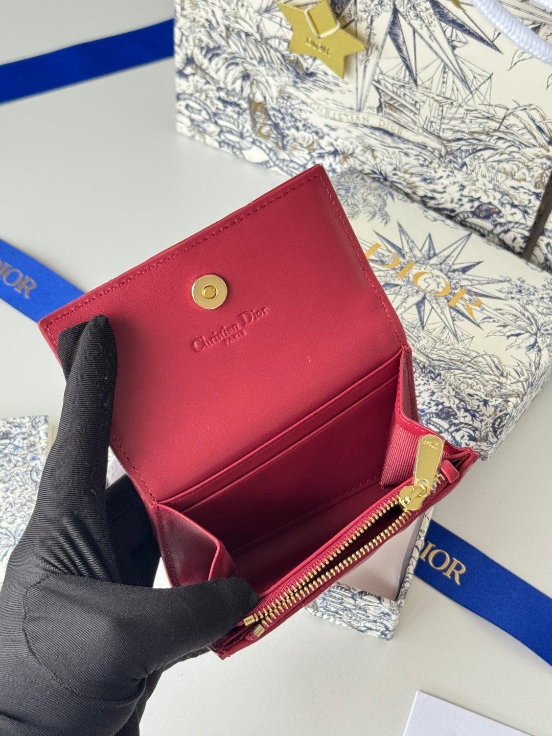 CD My Dior Glycine Wallet Lambskin Ghw
