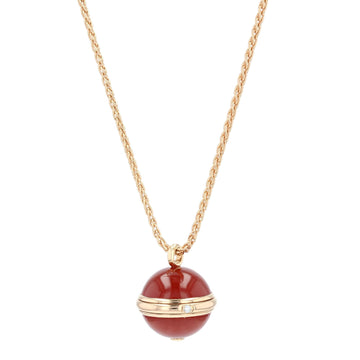 Posseission Diamond Pink Gold Necklace