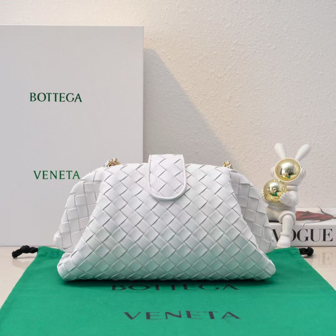 Bv Lauren 1980 31.5cm White Lambskin