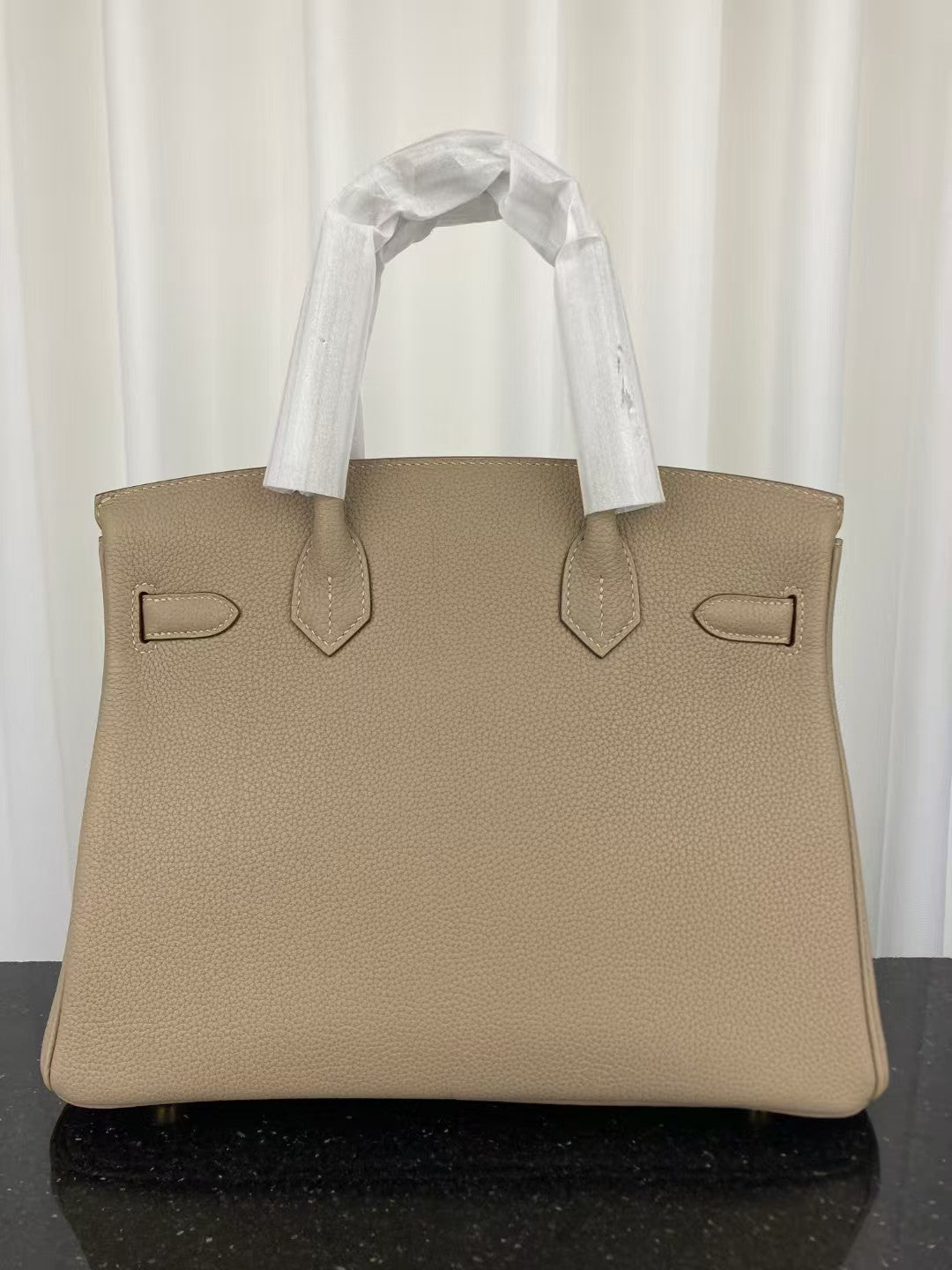 HM Birkin Bag 30 Light Taupe Togo Leather Ghw