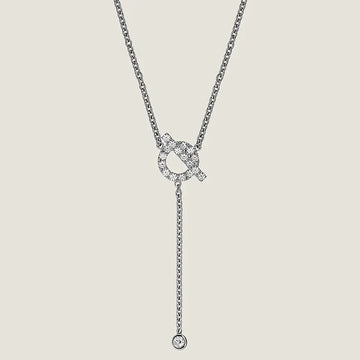 Finesse Silver Diamond Necklace