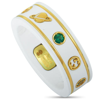 GG Icon Ring With Gemstones