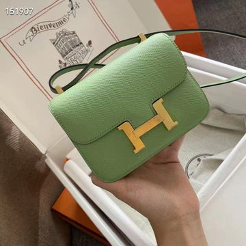 Constance 14 Light Green Epsom