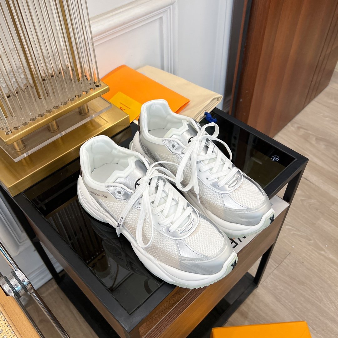 LV Run 55 Sneaker White