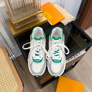 LV Run 55 Sneaker White Green