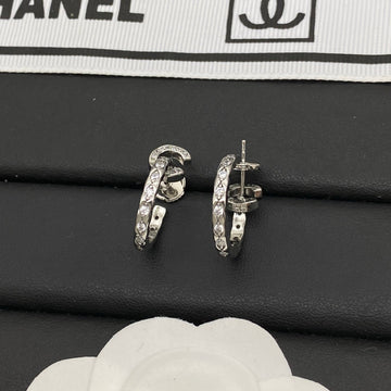Chanel Coco Crush CC Hoop Earrings
