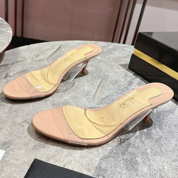 Christian Louboutin 2026 Just Nothing Tpu Sandal 55M Beige Leather