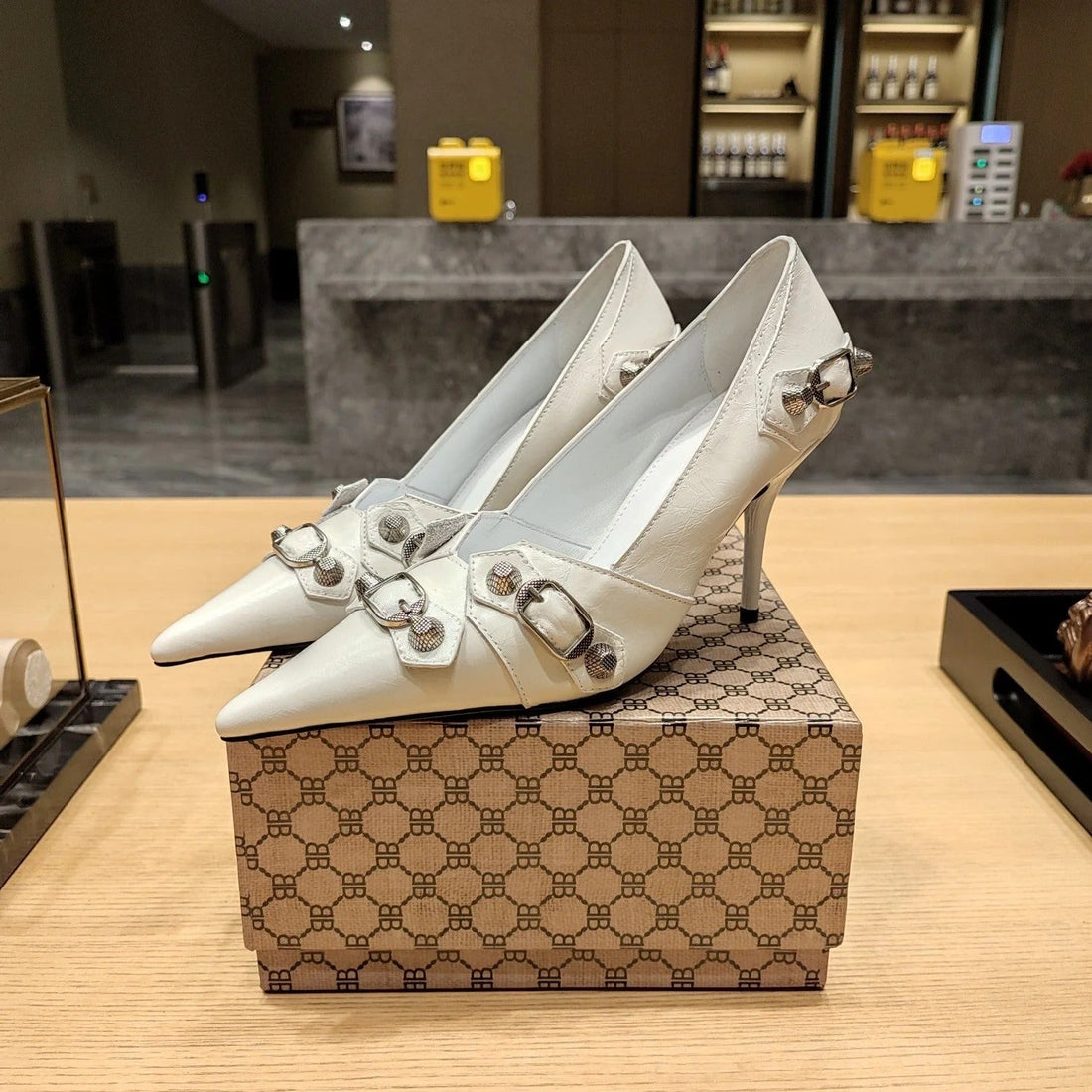 Balenciaga 26S High Heel Pump 90 Leather