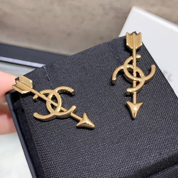 Chanel 2026 Golden Cupid's Arrow Earrings