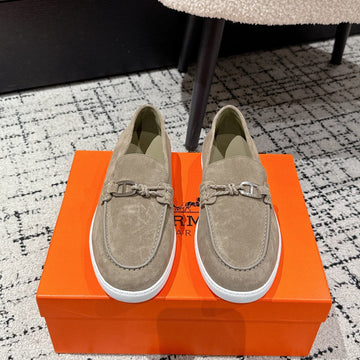 Hm 25 Mocassim Lgnacio Loafer Moss Green Cowhide 377586