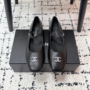 CC 25B Maryjane Shoes Black Sheepskin