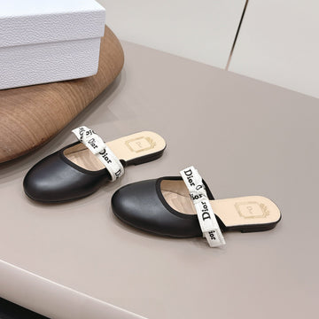 CD J'adior Mules Beige Black Sheepskin 738314