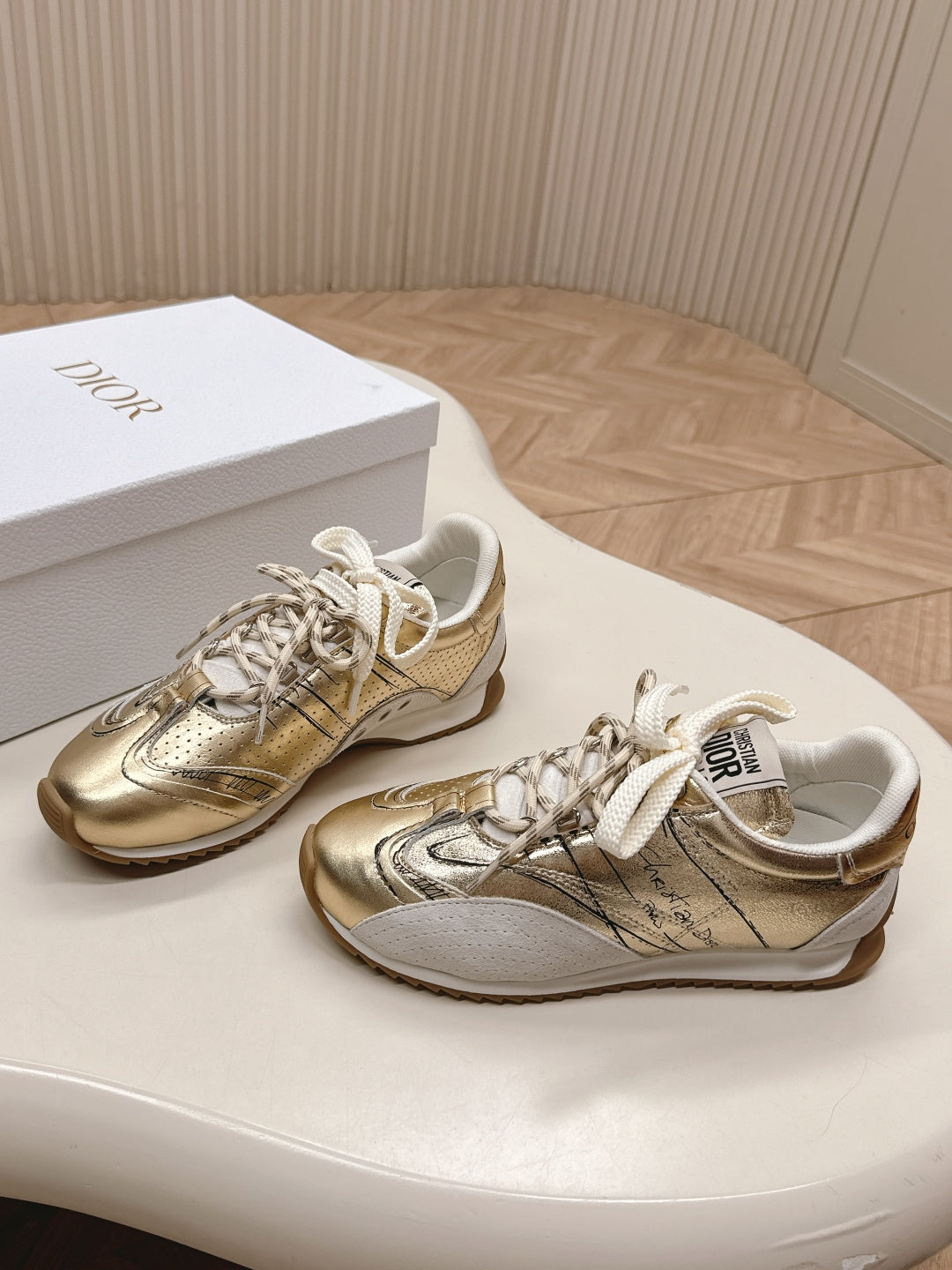 CD 25 Sketch Sneaker Calfskin With Suede 241609