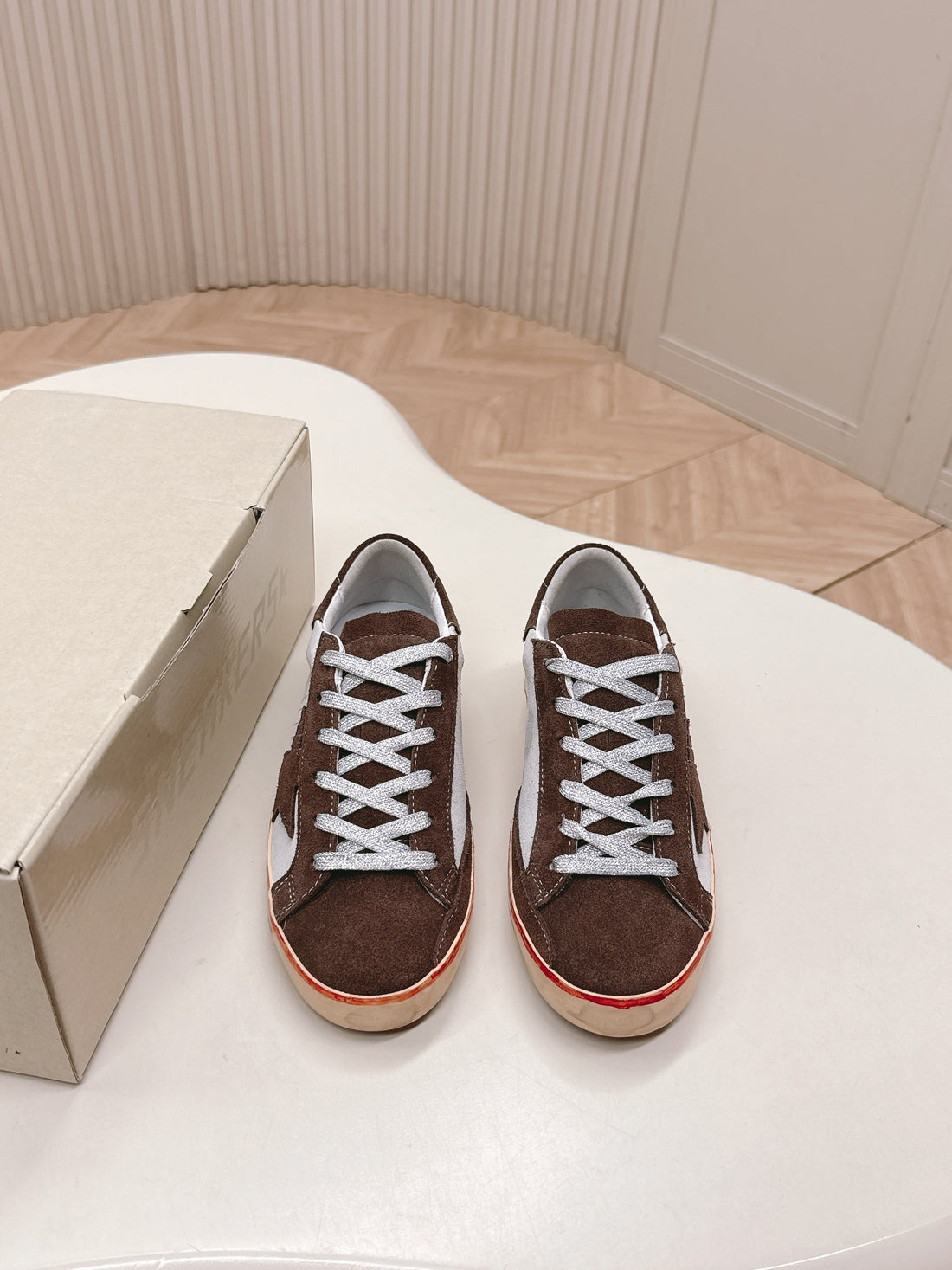 Golden Goose 2025 Sneaker Brown Mix White Suede 426911