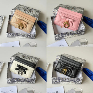 CD 2026 Freesia Card Holder Lambskin