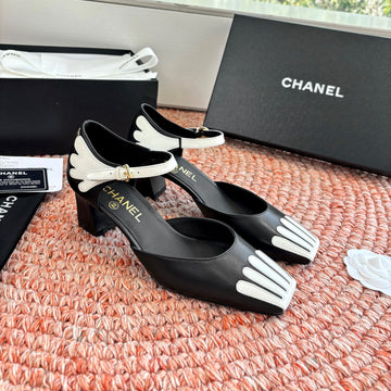 CC 26S Mary Jane Slingback Black Sheepskin 648193