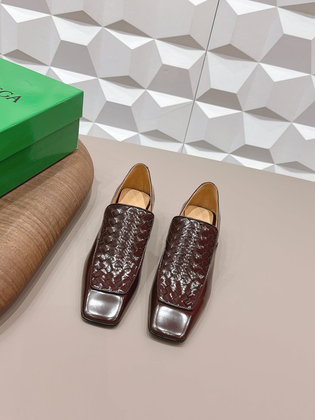 Bv Ventura Loafer Loafer 4CM Brown Calfskin 613294