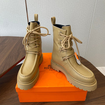 Hm 25S Classic Boots Beige Cowhide 422587