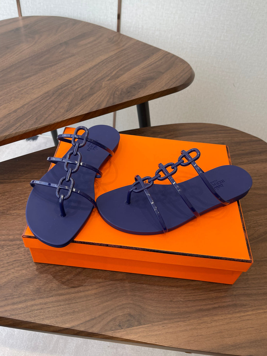 Hm Mykonos Sandal Navy Blue Tpu 624766