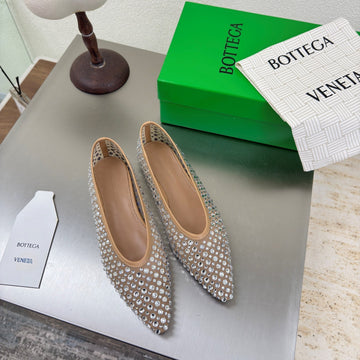 Bv Rhinestones Sofia Deep Flat Beige Mesh 428483