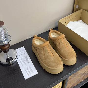 Ugg Tazz Sunwave Slippers Brown Suede