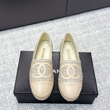 CC Espadrilles Beige Tweed 653920
