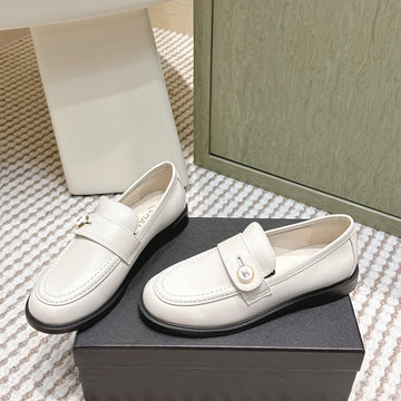 CC 26SS Loafers 3CM White Cowhide 653492