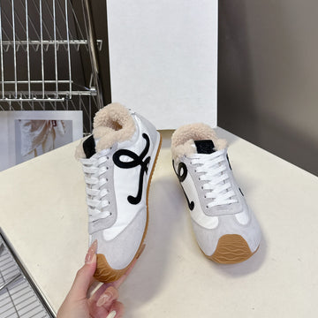 Loewe Ballet Runner 2.0 Sneaker Grey Suede Shearing 536831
