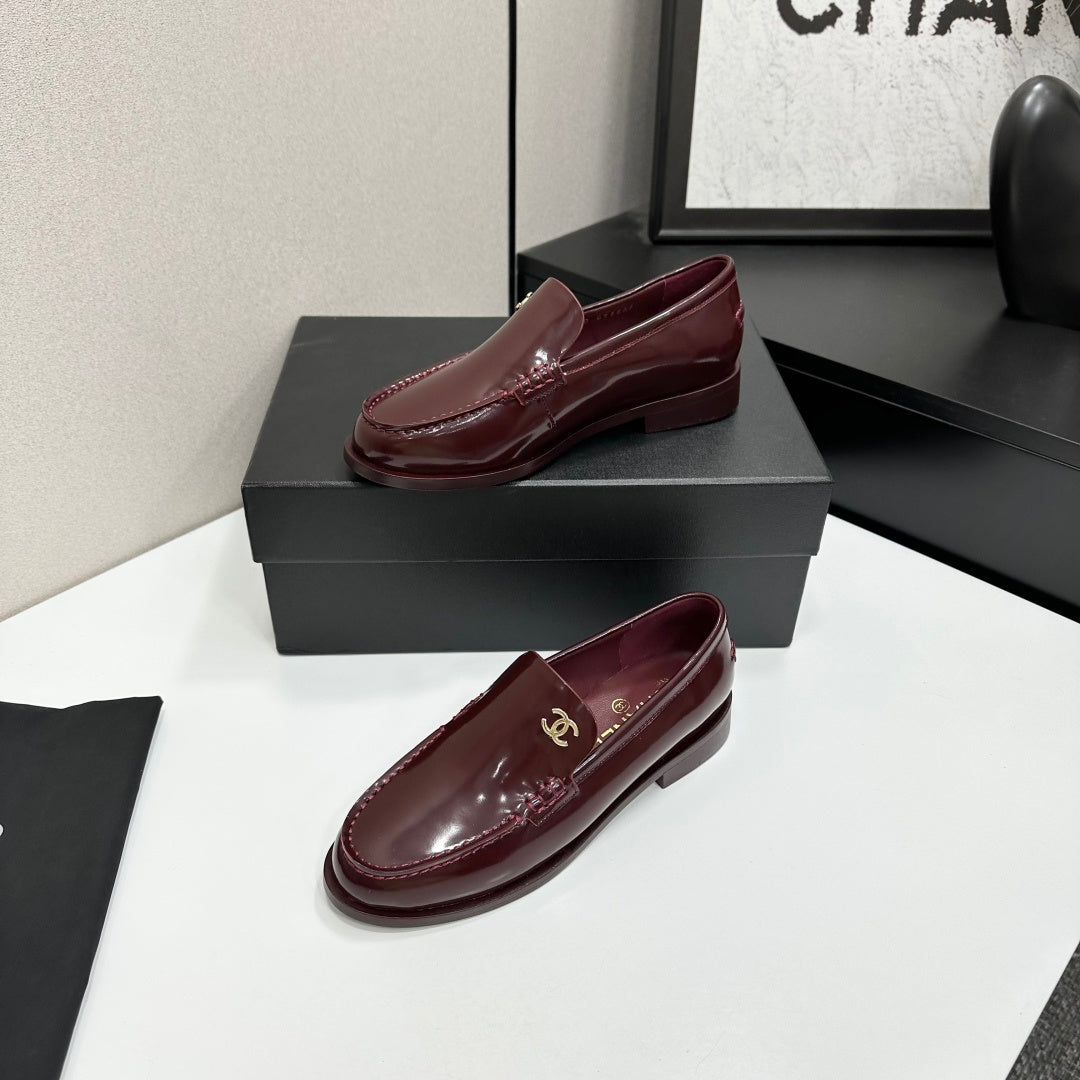CC Ss 2026 Pre Loafer Burgundy Calfskin 630470