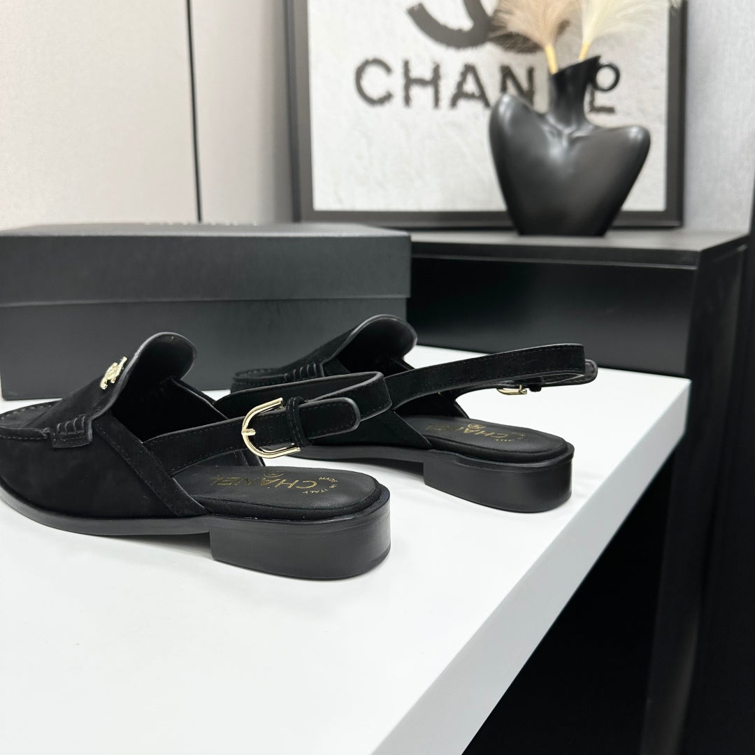CC Ss 2026 Pre Slingbacks Black Suede 630480