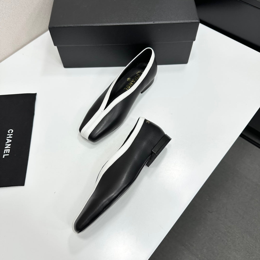 CC 26S Ballet Flats Black Sheepskin 743137