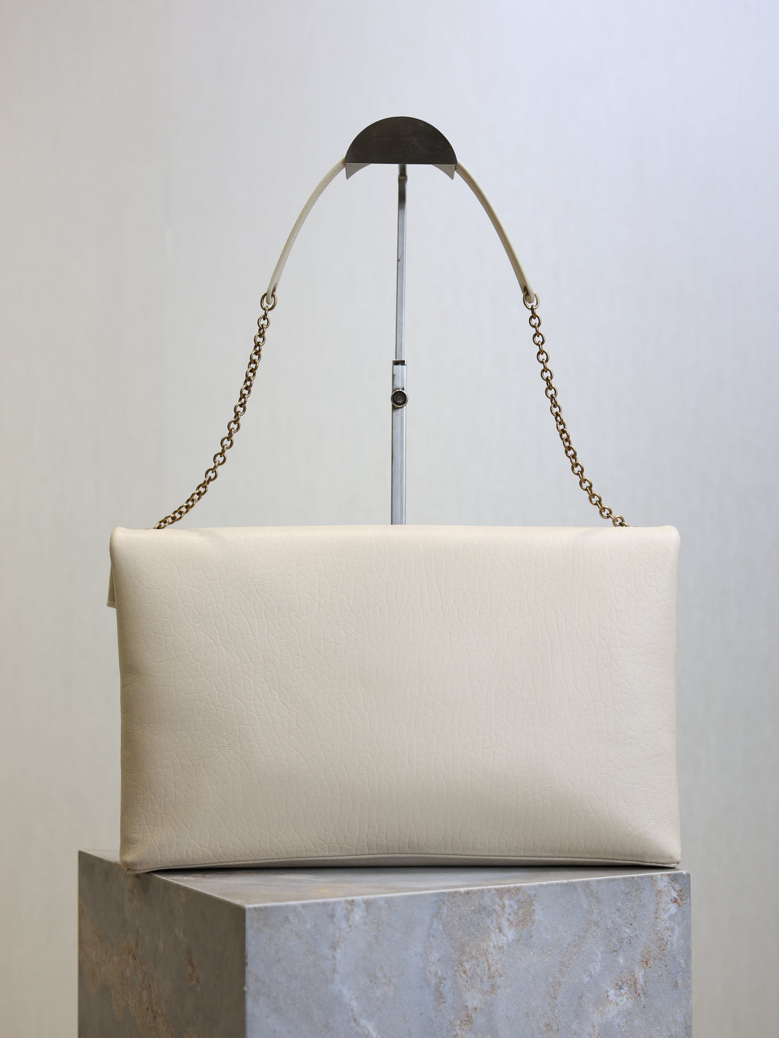Cassandre Xxl Bag 35CM White Lambskin Light Ghw