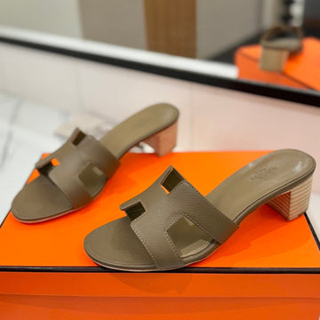 Hm Oasis Sandals Etoupe Cowhide 294838