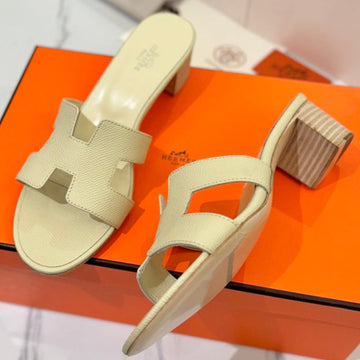 Hm Oasis Sandals Pale Yellow Cowhide 294840