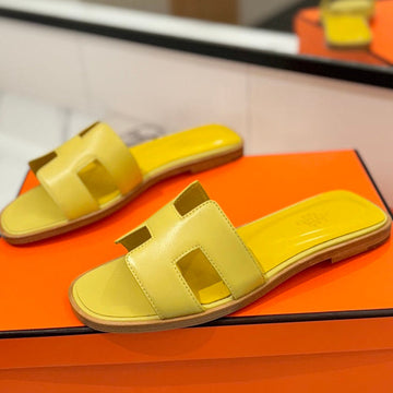 Hm Oran Sandal Yellow Cowhide 294857