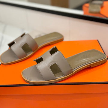 Hm Oran Sandal Etoupe Cowhide 294859